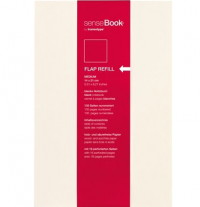 Блок бумаги сменный для блокнотов SenseBook Flap S нелинованный А6