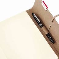 Блокнот SenseBook Flap M с кожаной обложкой клетка А5 80 гм - Блокнот SenseBook Flap M с кожаной обложкой клетка А5 / 80 гм купить в магазине Copic.Club с доставкой